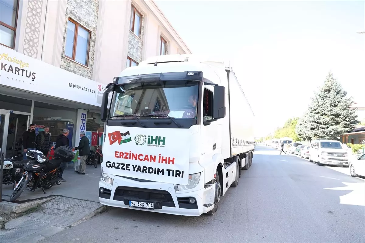 Erzincan\'dan Gazze\'ye İnsani Yardım