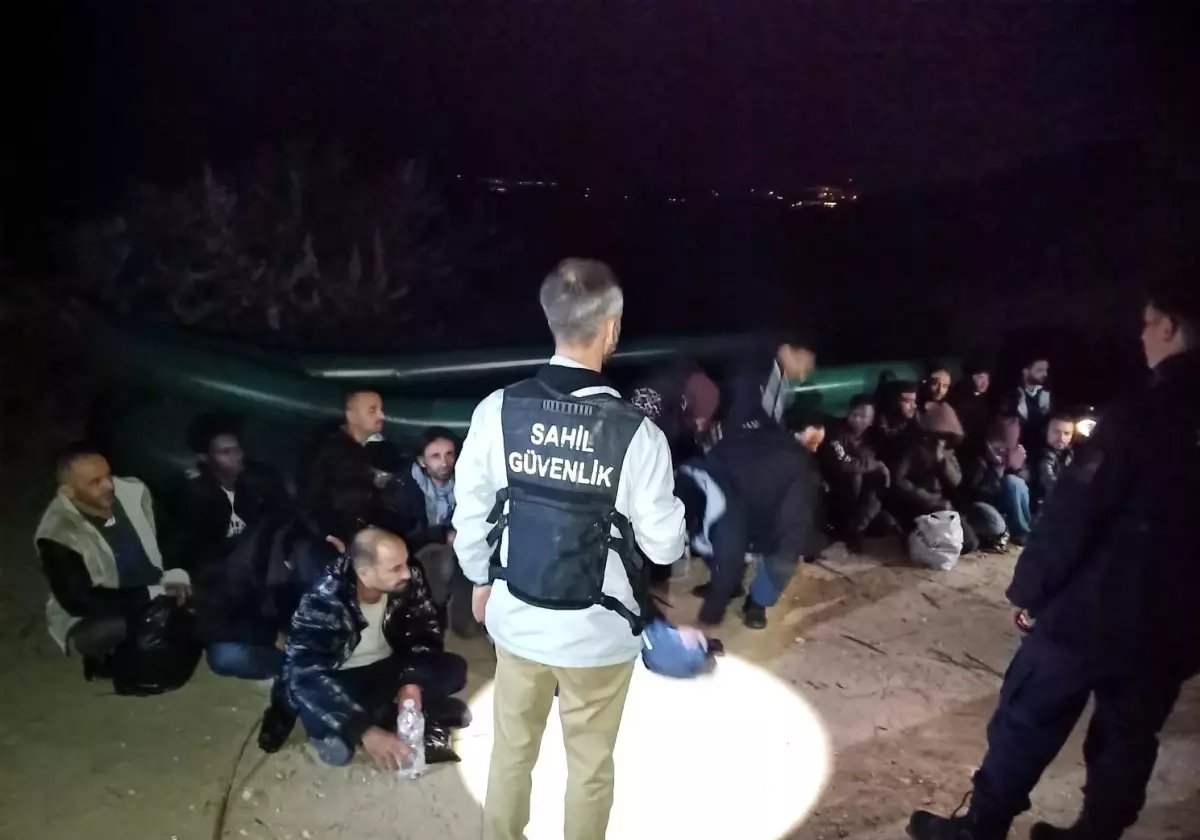 İzmir\'de Düzensiz Göçmen Operasyonları