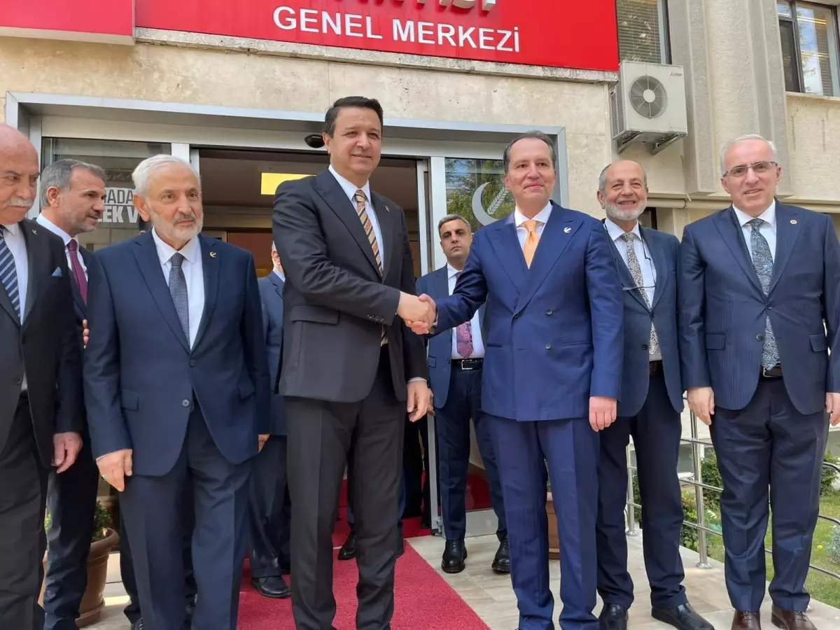Arıkan ve Erbakan’ın Görüşmesi