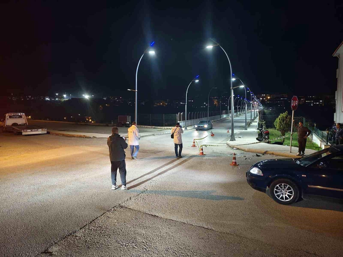 Karabük\'te motosiklet kazası: 2 yaralı