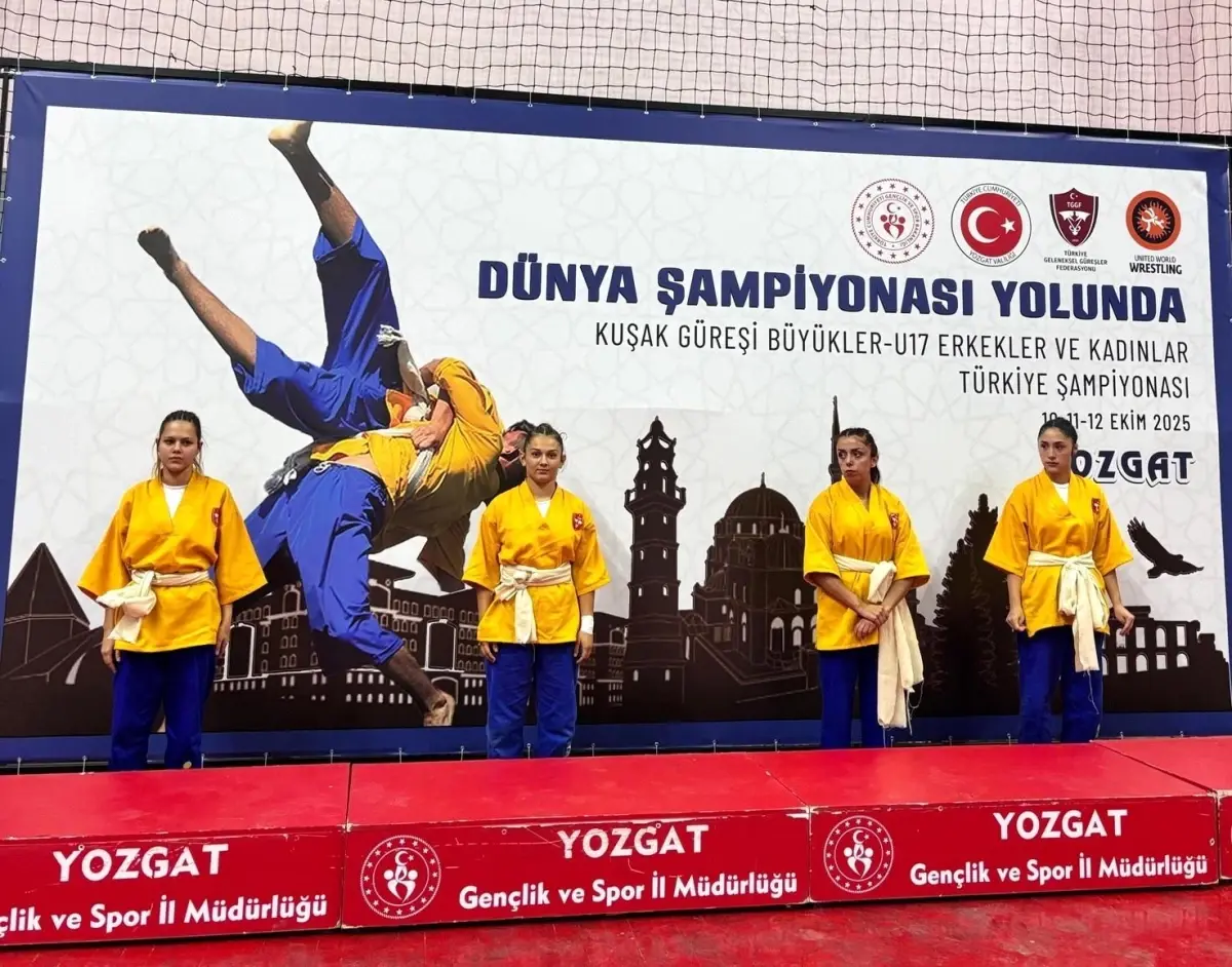 Merve Çınar, Kuşak Güreşi Türkiye Şampiyonu Oldu