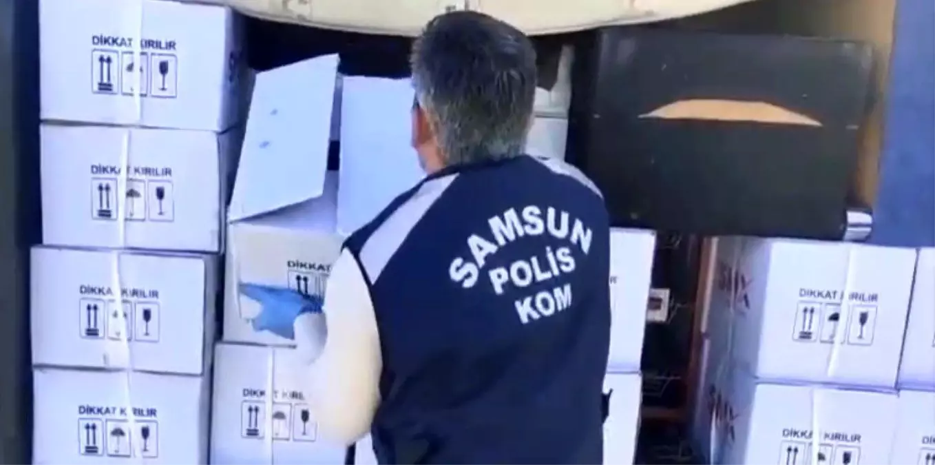 Samsun\'da Sahte İçki Operasyonu