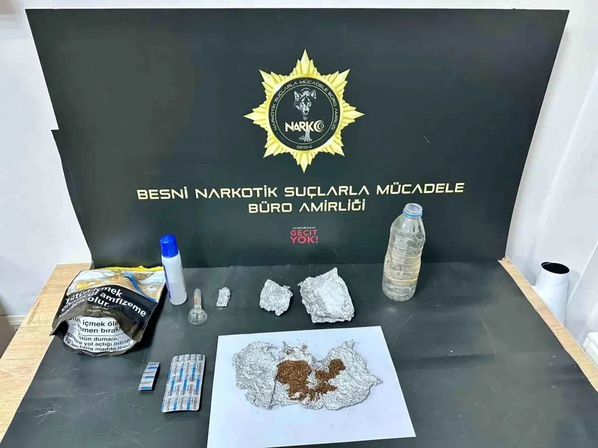 Besni\'de Uyuşturucu Operasyonu: 1 Tutuklama