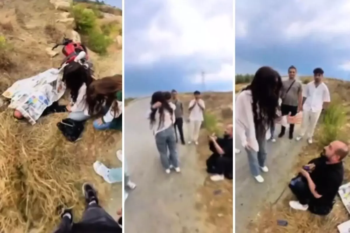 Böyle evlilik teklifi mi olur? Kendine ölü sesi verdi, sevgilisi çılgına döndü