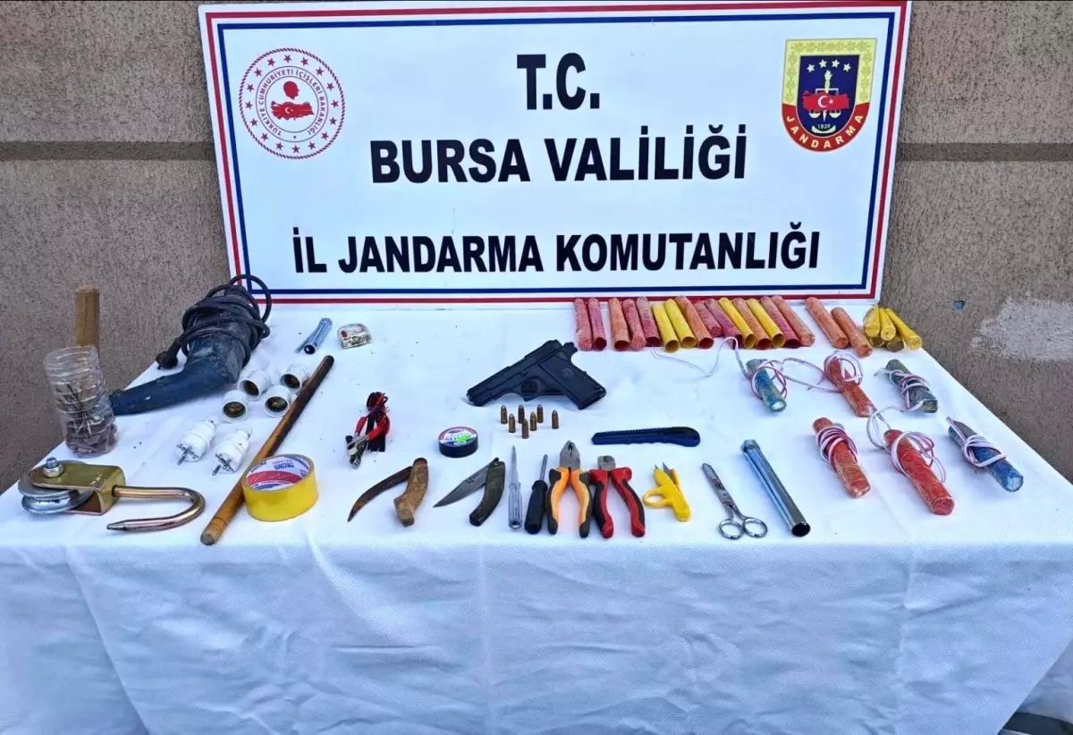 Bursa\'da İzinsiz Define Kazısına Operasyon