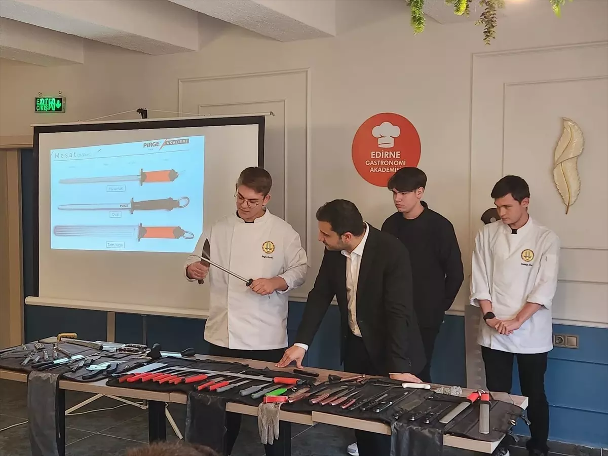 Edirne\'de Bıçak Kullanımı Eğitimi