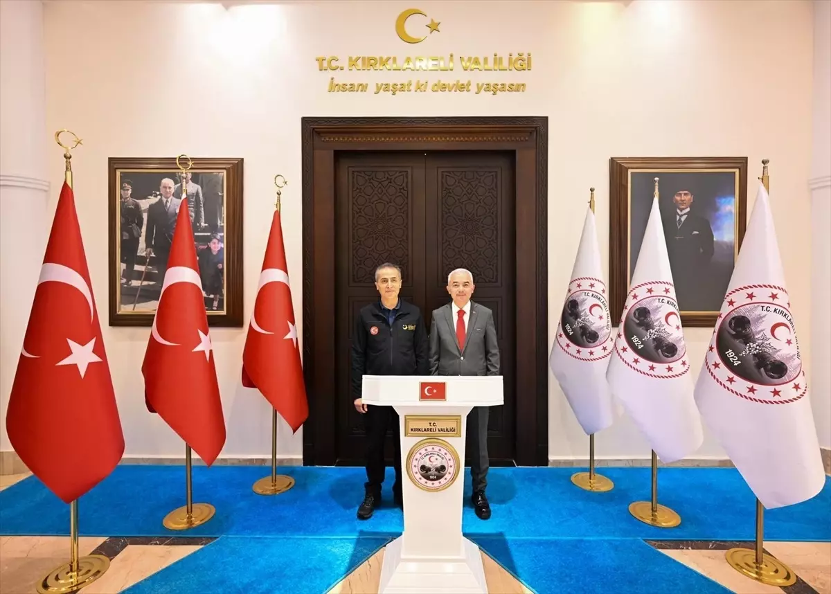 Göç İdaresi Başkanı Kırklareli\'nde