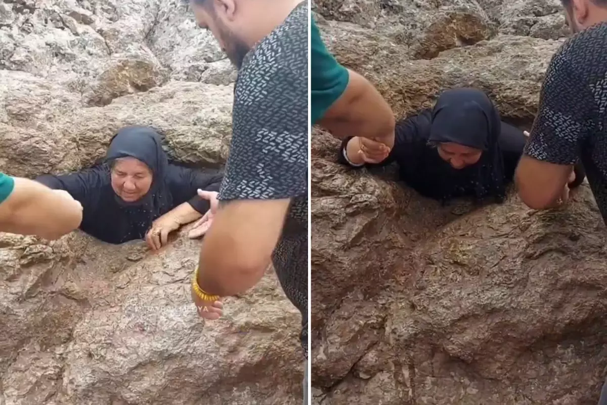 Her yıl binlerce kişi geliyor: Alevi vatandaşların geçmek için sıraya girdiği delik