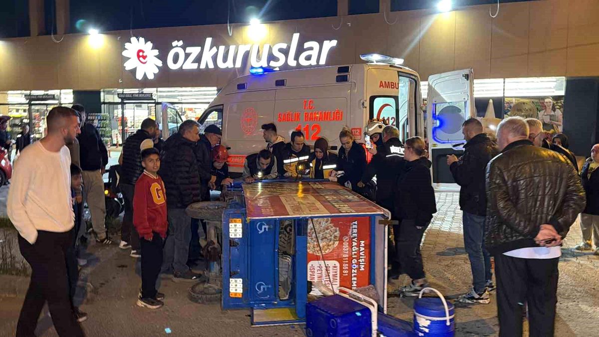 Düzce\'de Elektrikli Araç Devrildi