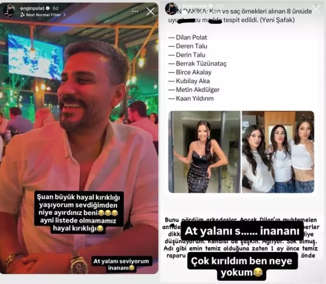 Kanında uyuşturucu çıkmayan Engin Polat'tan ilginç açıklama Kanında uyuşturucu çıkmayan Engin Polat'tan ilginç açıklama