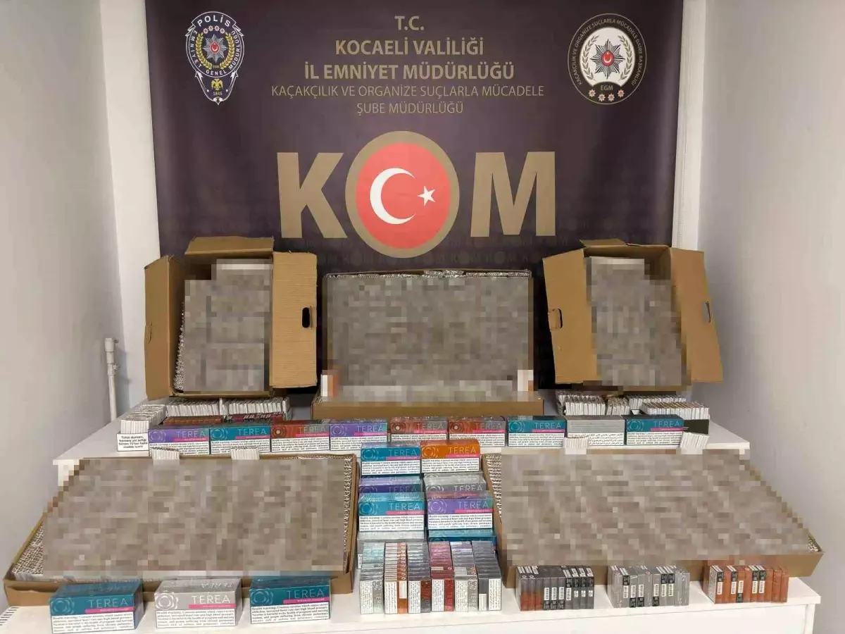 Kocaeli\'de Kaçak Tütün Operasyonu