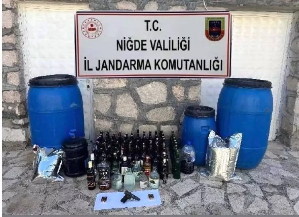 Niğde\'de Kaçak Alkol Operasyonu