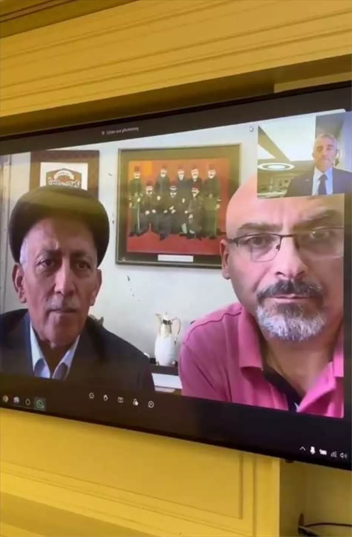 Şahinbey Belediye Başkanı Tahmazoğlu, Gazze Belediye Başkanı Yahya Al Sarraj ile görüştü