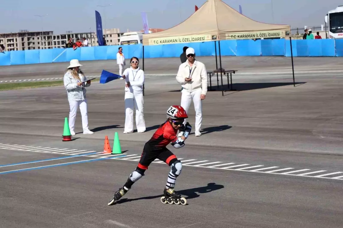 Karaman\'da Tekerlekli Paten Şampiyonası Başladı