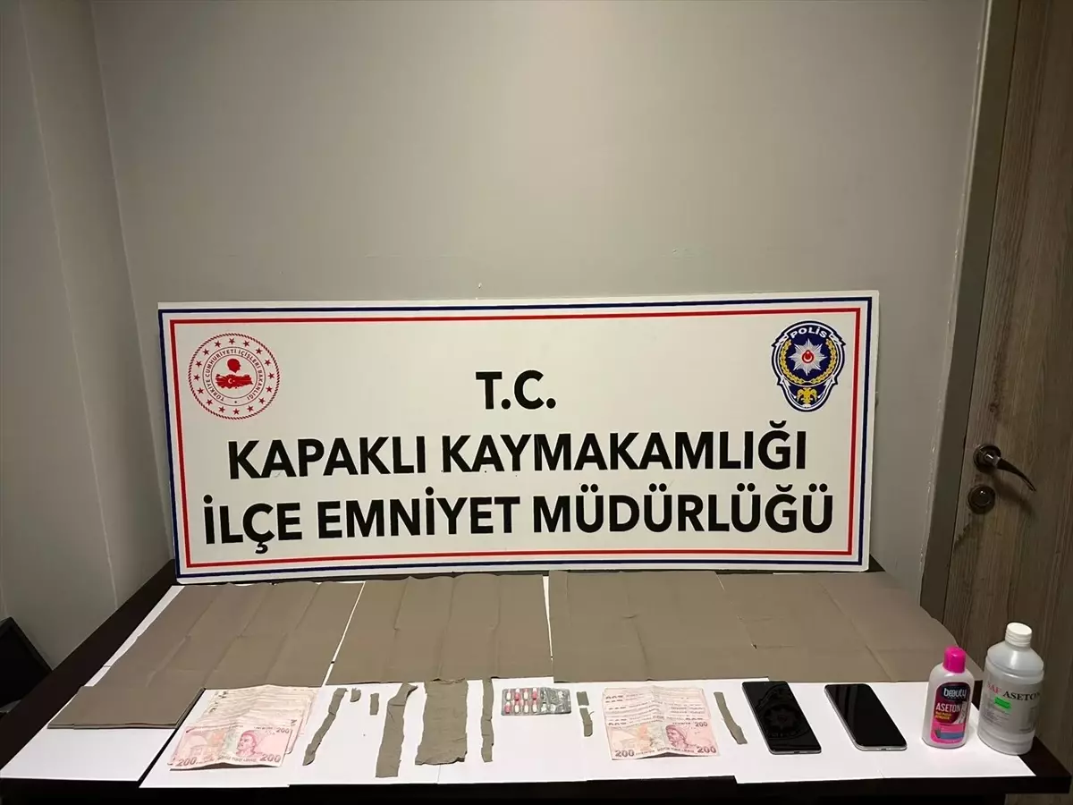 Kapaklı\'da Uyuşturucu Operasyonu: 2 Tutuklama