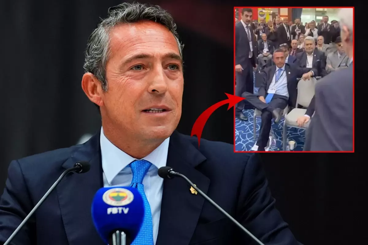 Ali Koç\'un oturuşuna tepki yağıyor