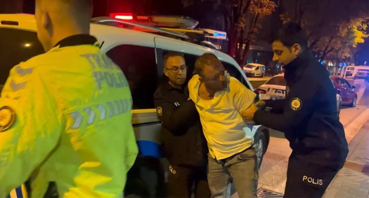 Bursa\'da Alkol Bilançosu: Sürücü Polislere Zor Anlar Yaşattı