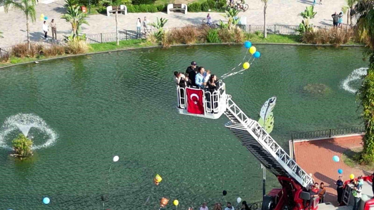 Küçük Tamer için Gökyüzüne Umut Balonları Bırakıldı