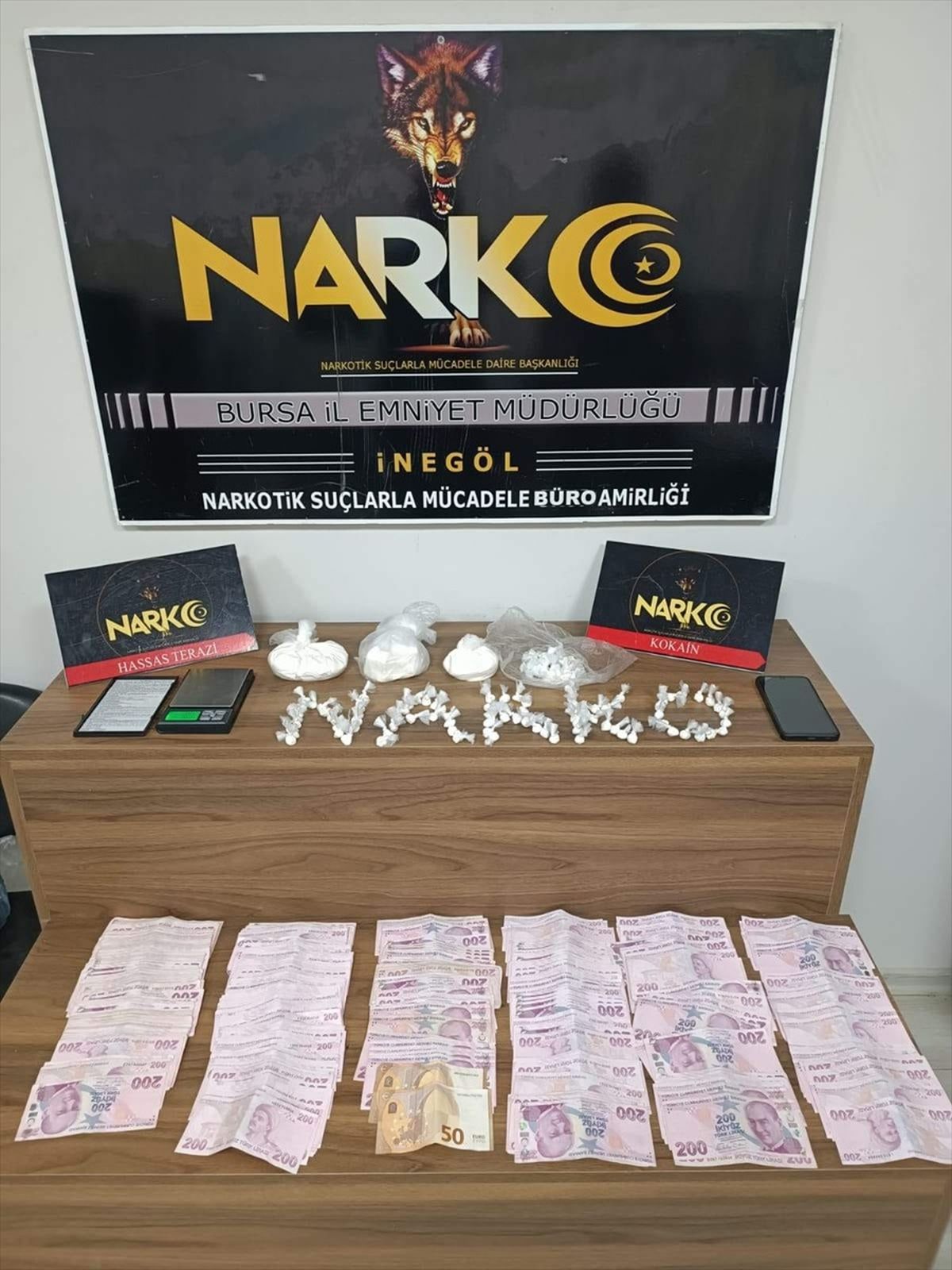 İnegöl\'de Uyuşturucu Operasyonu