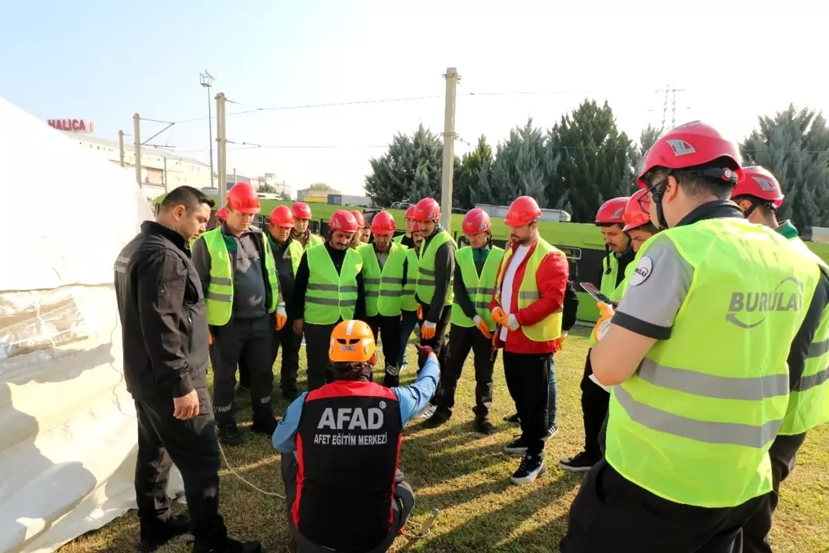 BURULAŞ Personeline Afet ve Acil Durum Eğitimi