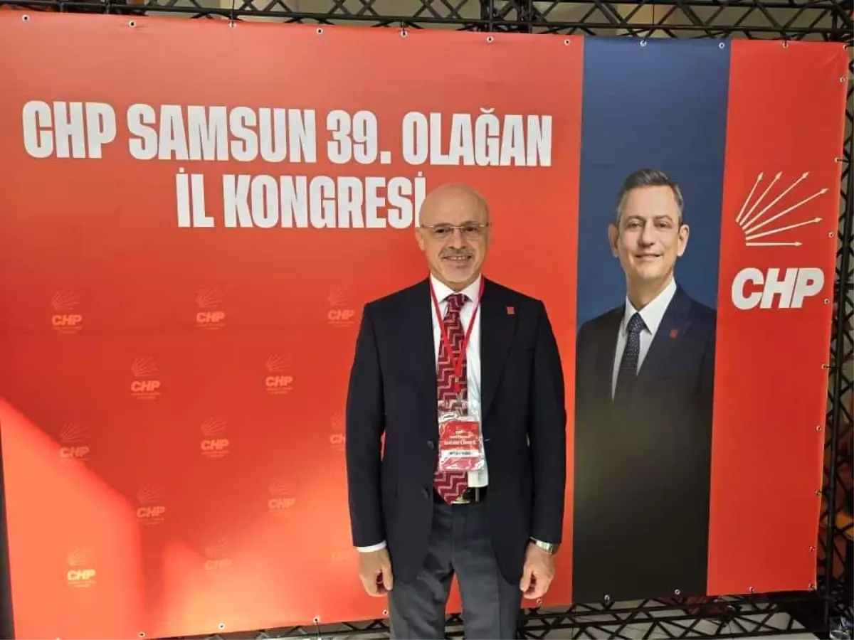 Mehmet Özdağ, CHP Samsun İl Başkanlığına Yeniden Seçildi