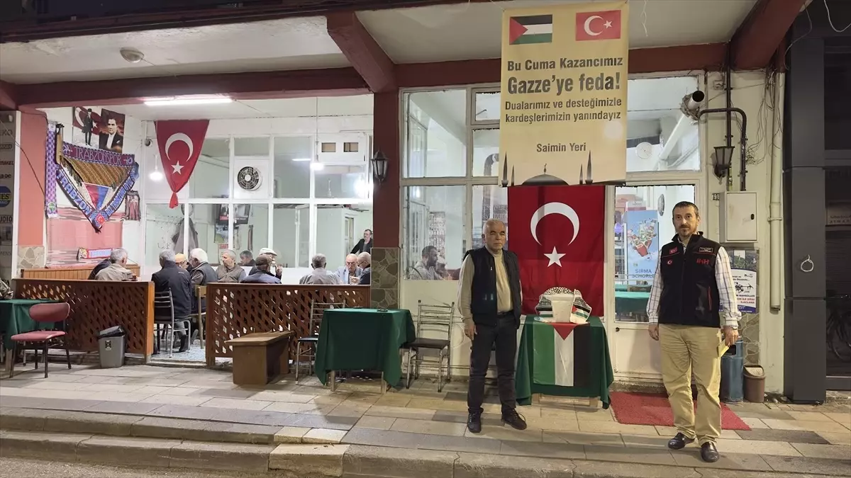 Düzceli Esnaf Gazze İçin Yardım Topladı
