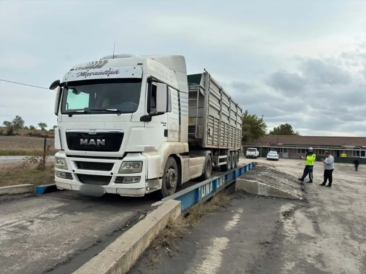 Taşıma Sınırını Aşan Kamyona Ceza