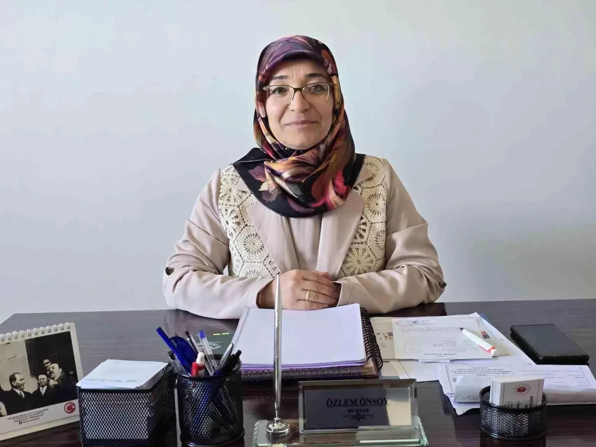 Yozgat\'ta Kadın Muhtar Özlem Önsoy, Yerel Yönetimde Örnek Oluyor