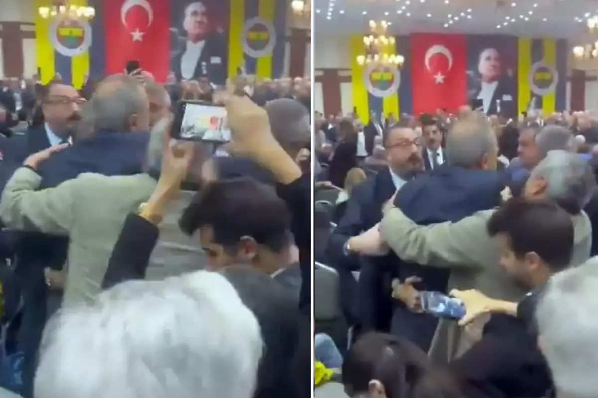 Fenerbahçe Yüksek Divan Kurulu\'nda kavga: Seni sokağa çıkartırsam şerefsizim 