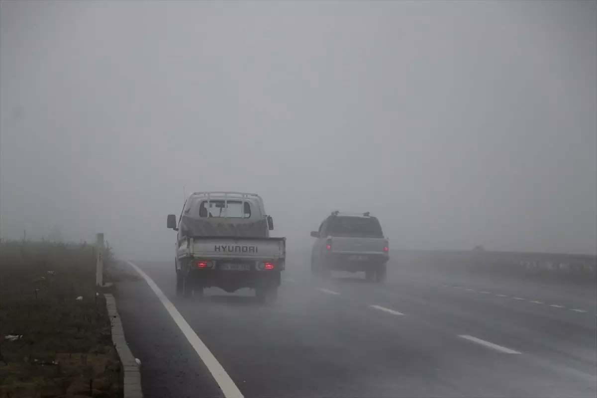 Tekirdağ\'da Sis Nedeniyle Görüş Mesafesi D düştü