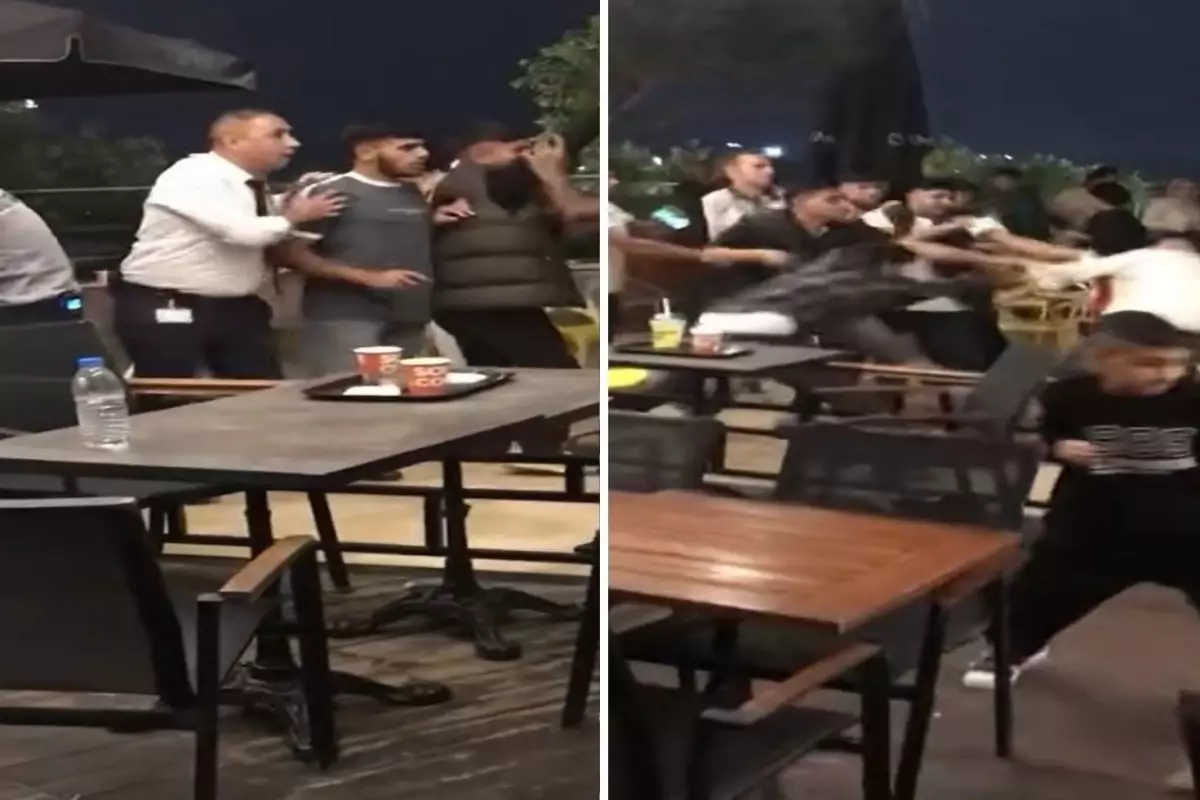 Alışveriş merkezinde meydan savaşı!