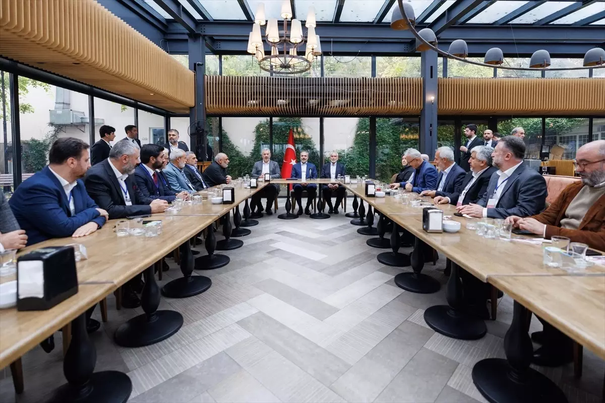 Bakan Fidan, Filistin\'e Yardımcı STK\'larla Görüştü