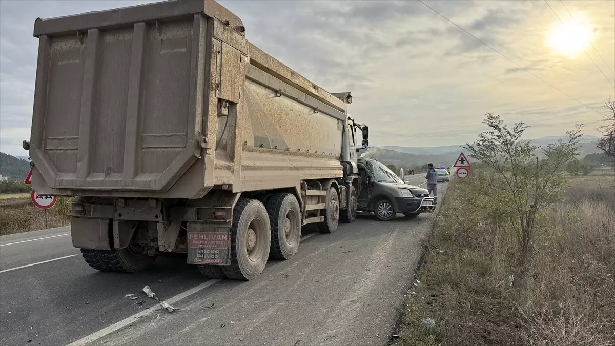 Çan\'da Trafik Kazası: 1 Ölü