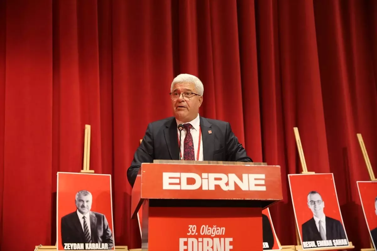 Yücel Balkanlı CHP Edirne İl Başkanı