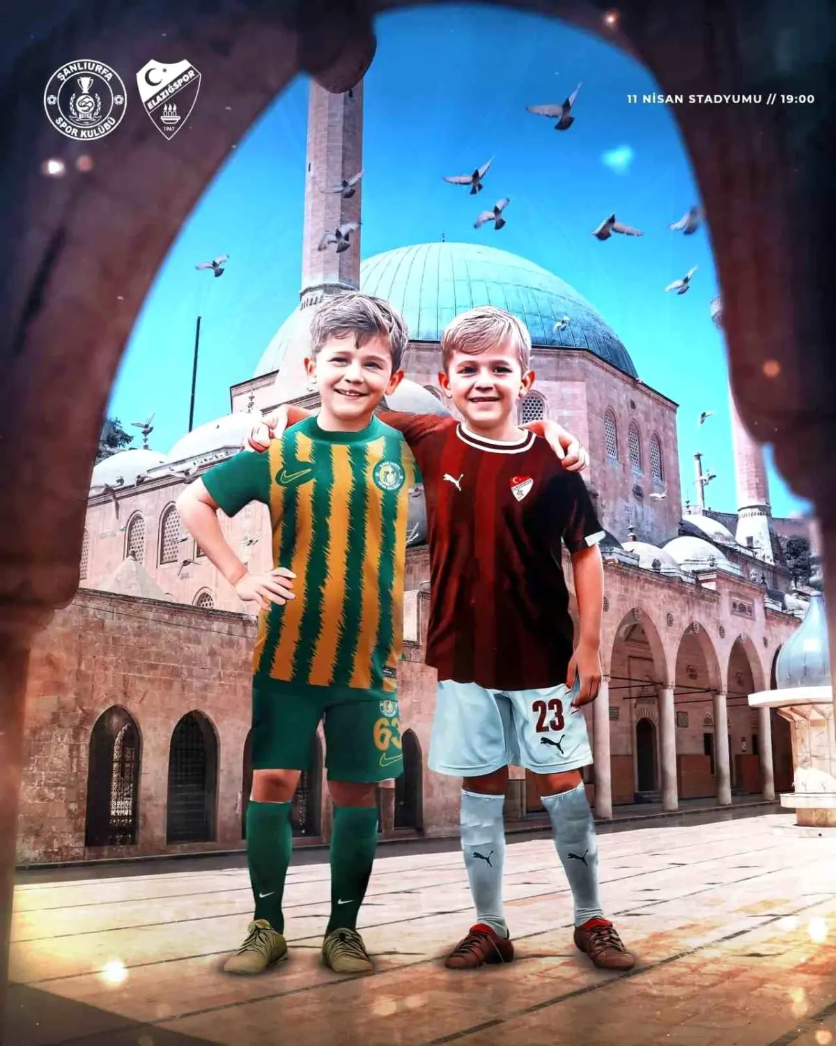 Elazığspor ve Şanlıurfaspor\'dan Kardeşlik Temalı Paylaşım