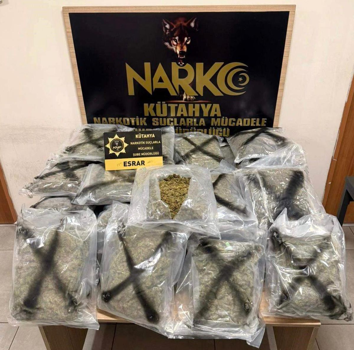 Kütahya\'da Uyuşturucu Operasyonu: 33 Kilo Esrar Ele Geçirildi