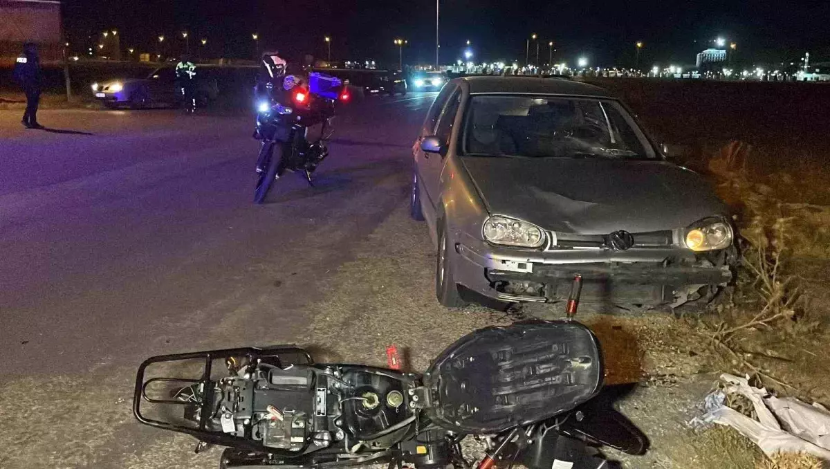 Karaman\'da Motosiklet Kazası: Sürücü Yaralandı