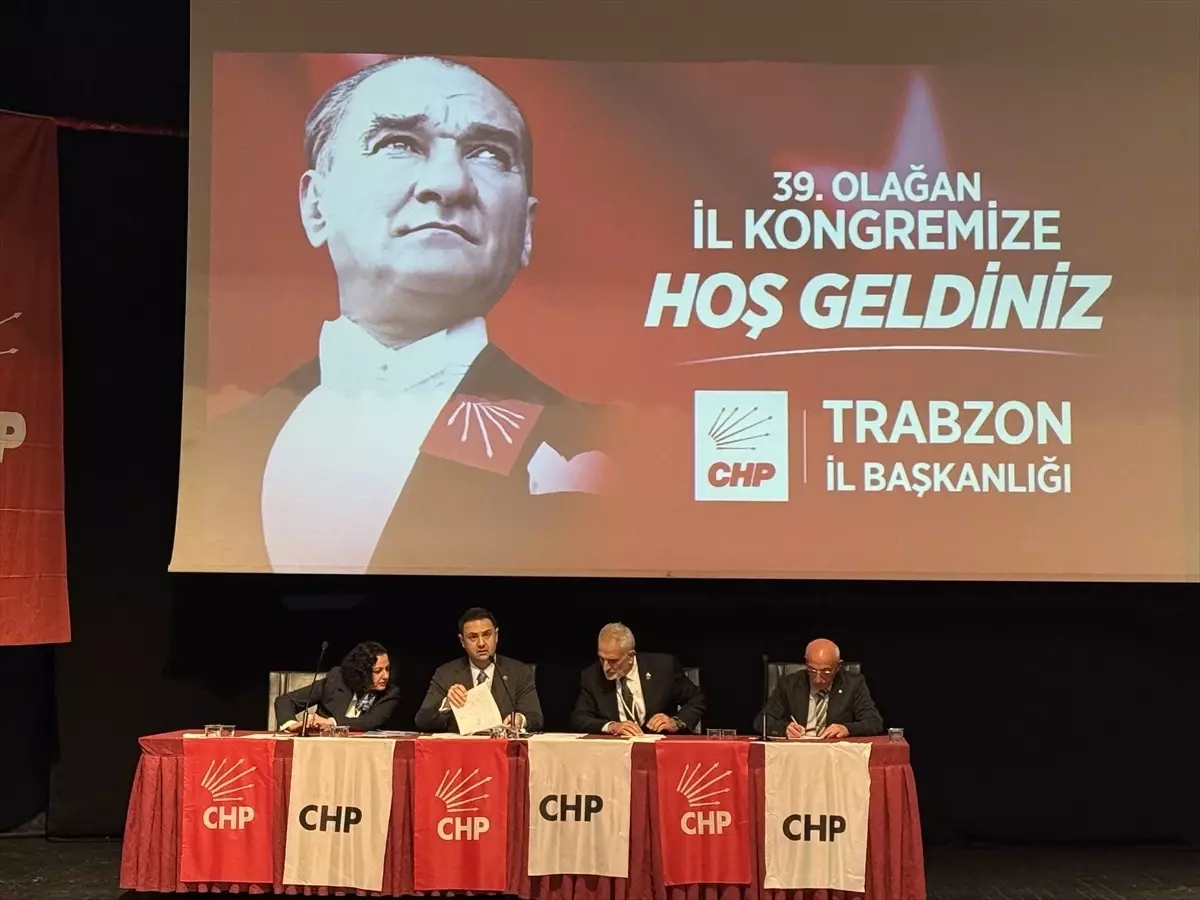 CHP Trabzon\'da 39. Olağan Kongre Yapıldı