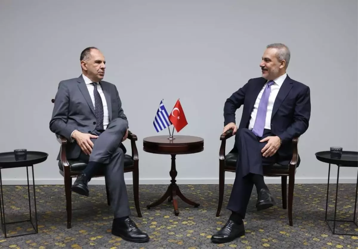 Fidan-Gerapetritis Görüşmesi Lüksemburg\'da