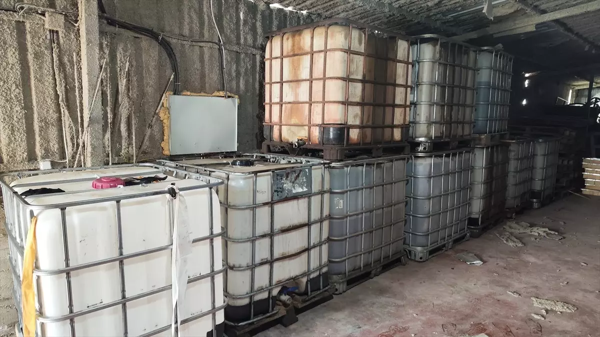 Mudanya\'da Kaçak Yağ Operasyonu