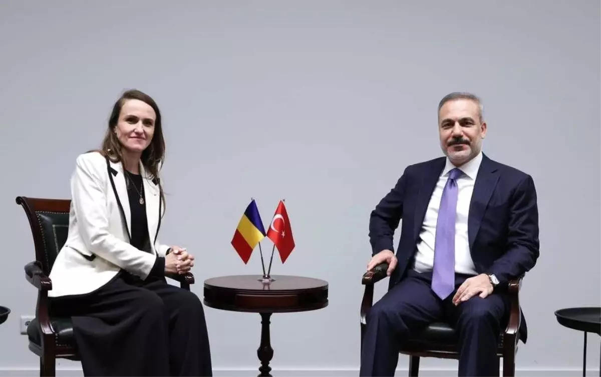 Fidan, Lüksemburg\'da Romanya Bakanı ile Görüştü