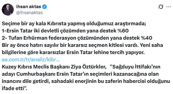 GENAR Araştırma, KKTC seçimlerinde fena çuvalladı