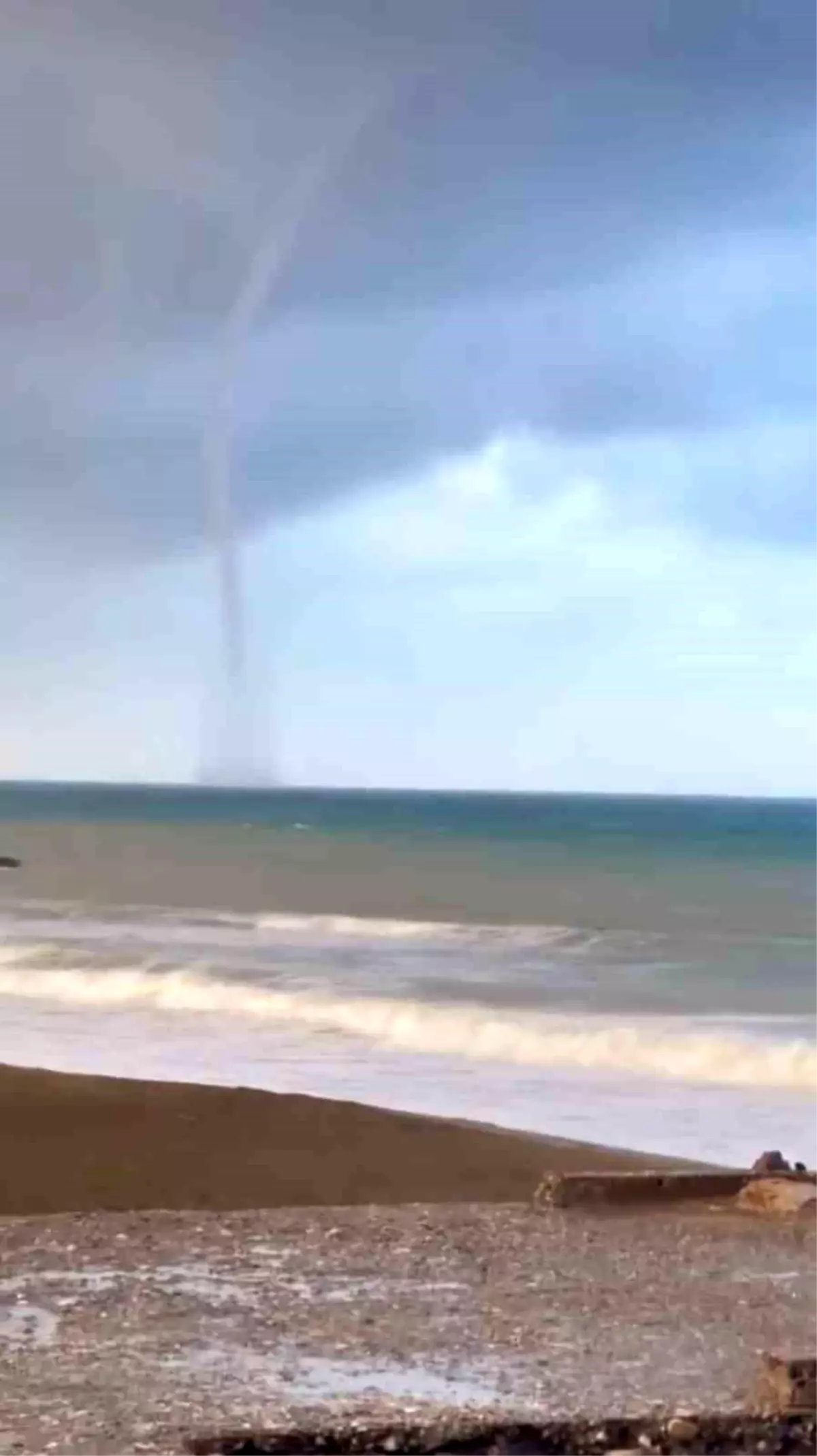 İskenderun\'da Hortum Oluştu