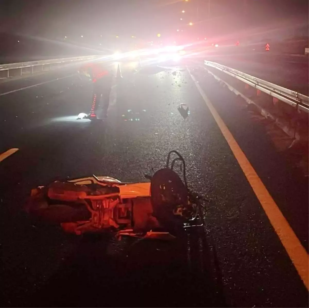 Motosiklet Kazasında Bir Kişi Hayatını Kaybetti