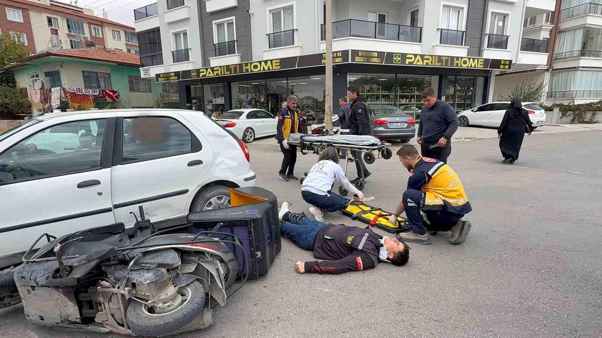 Aksaray\'da Motosiklet Kazası: 16 Yaşındaki Sürücü Yaralandı