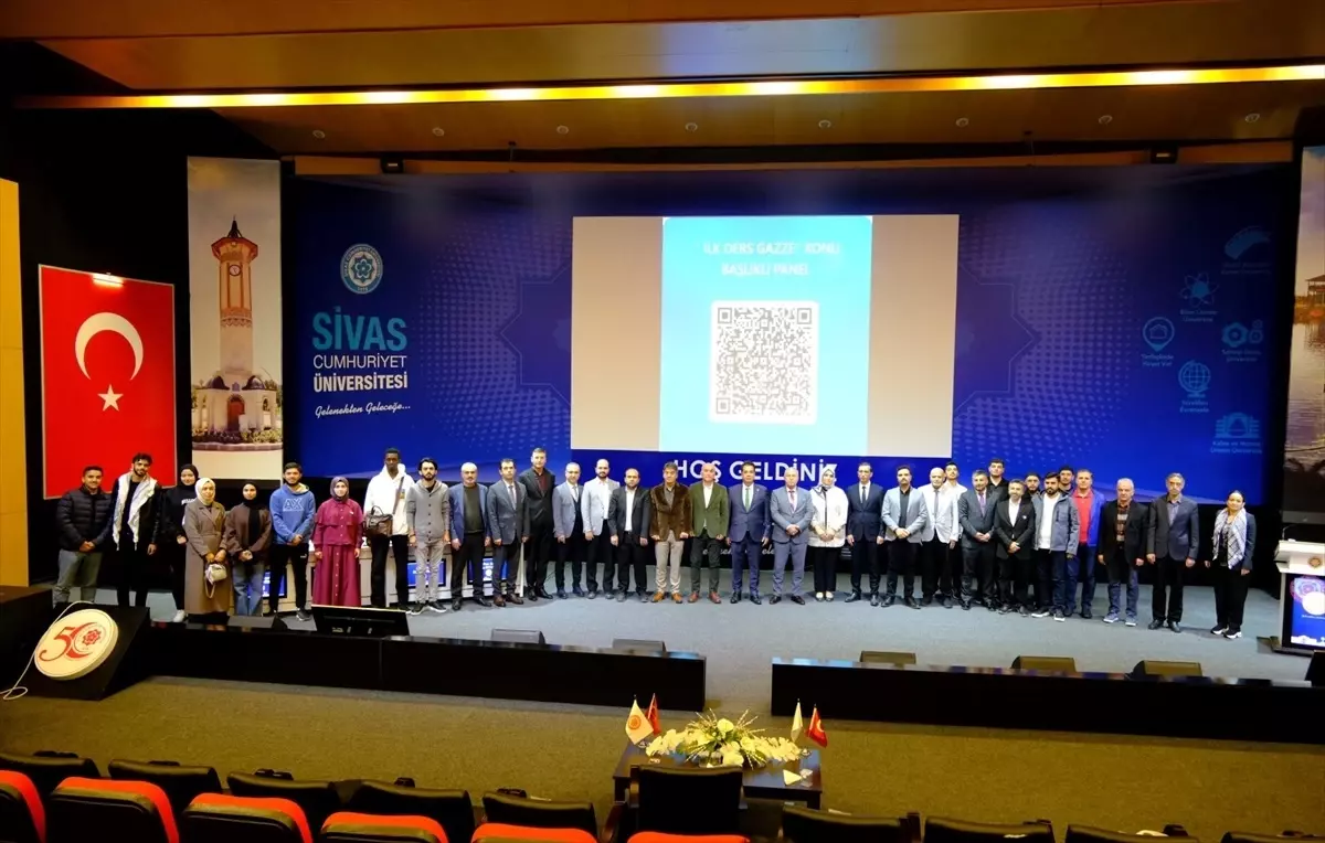 Sivas\'ta \'Gazze\' Temalı İlk Ders