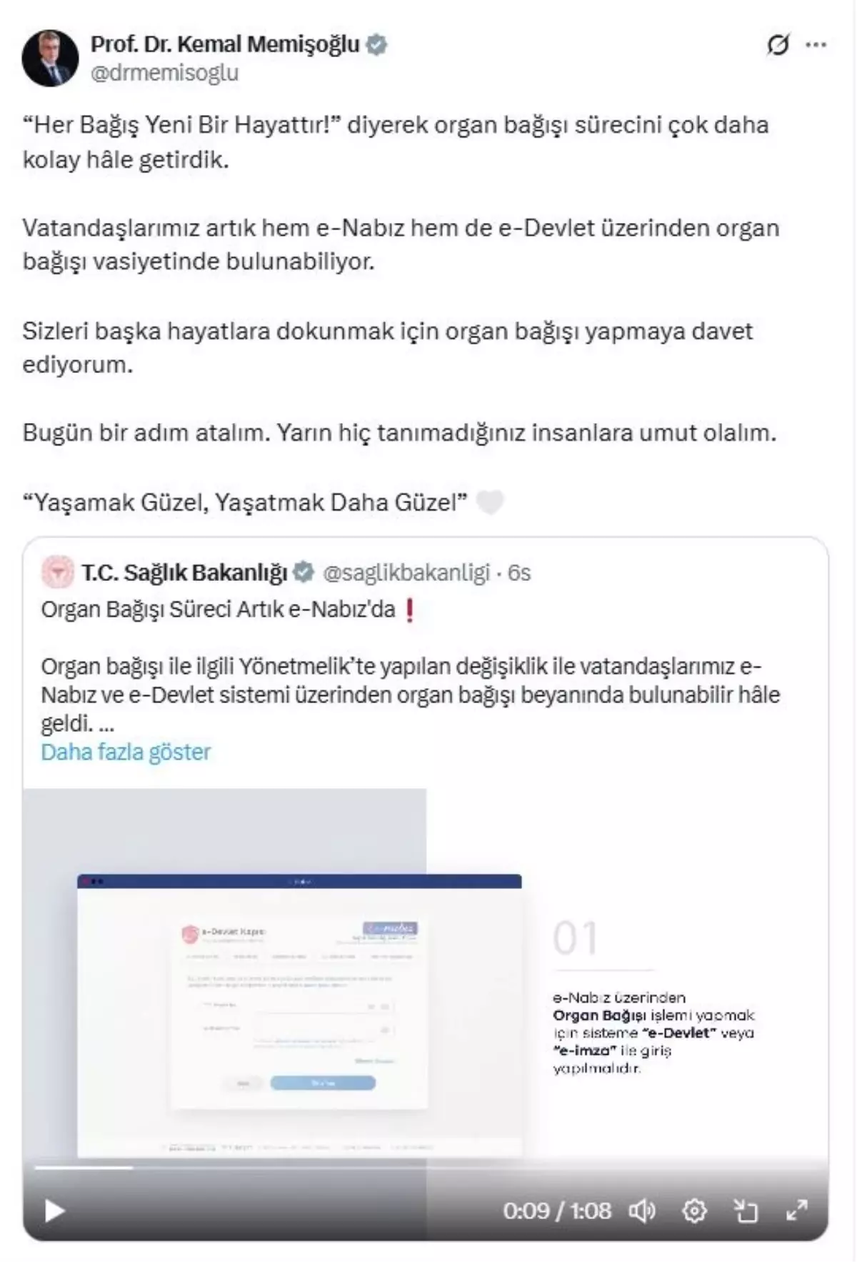 Organ Bağışı Artık Daha Kolay!