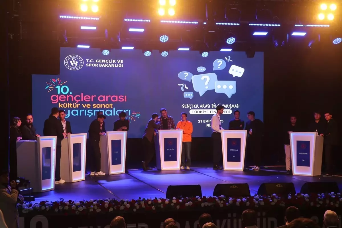 Bakan Yardımcısı Eminoğlu, Rize\'de Gençler Arası Bilgi Yarışması Türkiye finale katıldı Açıklaması