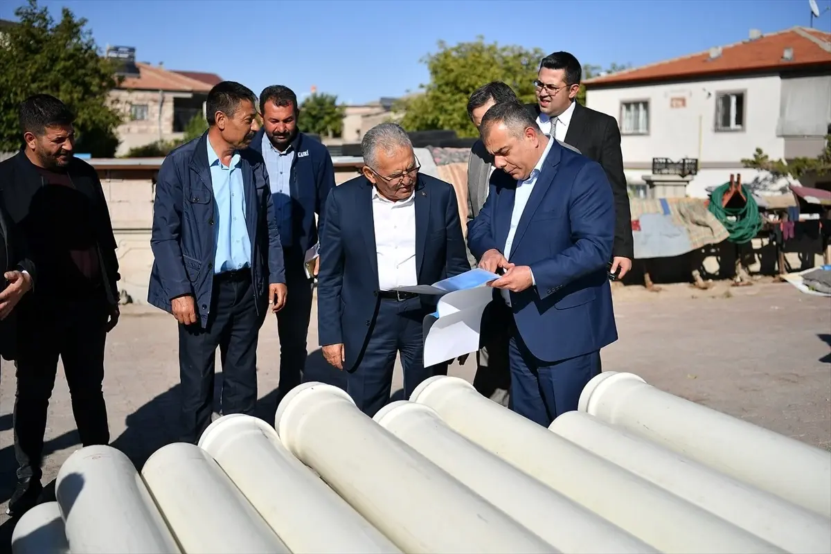 Kayseri\'de KASKİ Altyapı Çalışmaları İncelendi