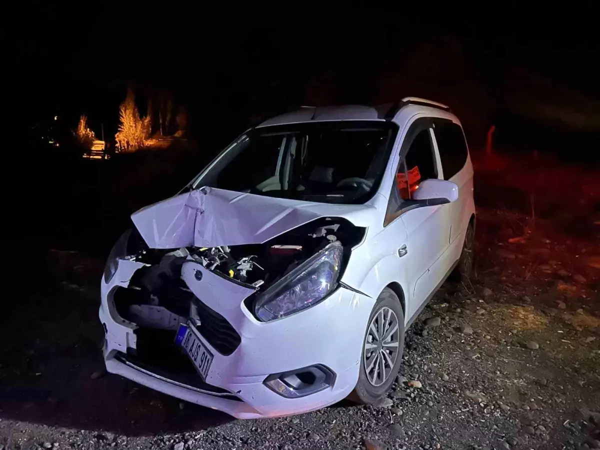 Bingöl\'de Trafik Kazası: 2 Yaralı